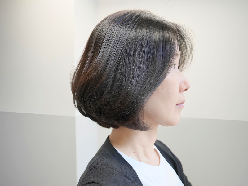 銀座でカットが上手いショート・ボブ特化サロンのお客様実例