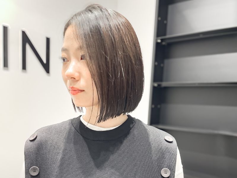 30代40代のぱつっとボブ実例｜銀座のボブ特化美容室 FABLE GINZA