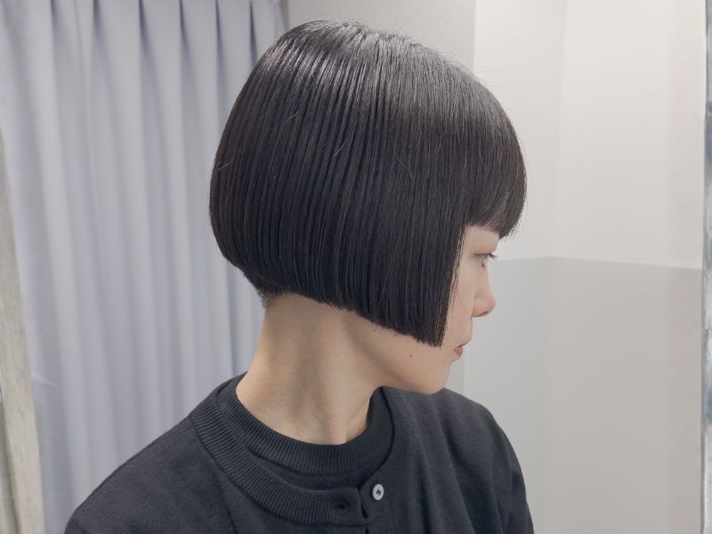 40代50代の刈り上げボブ実例｜銀座のボブ特化美容室 FABLE GINZA