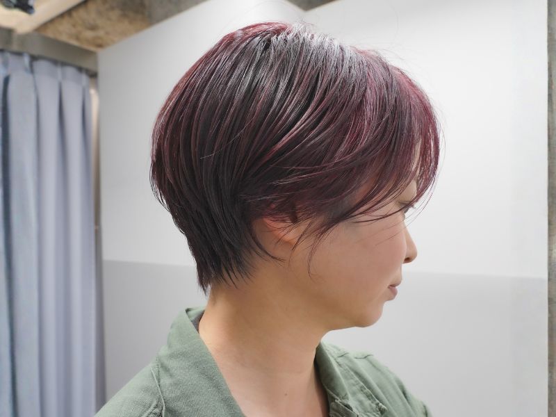 銀座でカットが上手い美容室40代50代の大人ショート実例