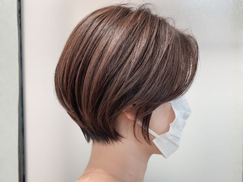 銀座でカットが上手い美容室の王道ショート実例