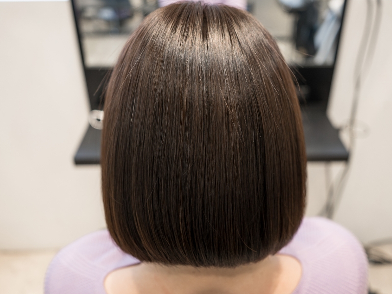 コラーゲンカラーをされたお客様